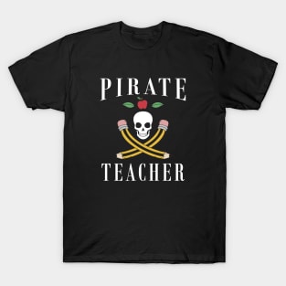 Halloween Pirate Teacher T-Shirt